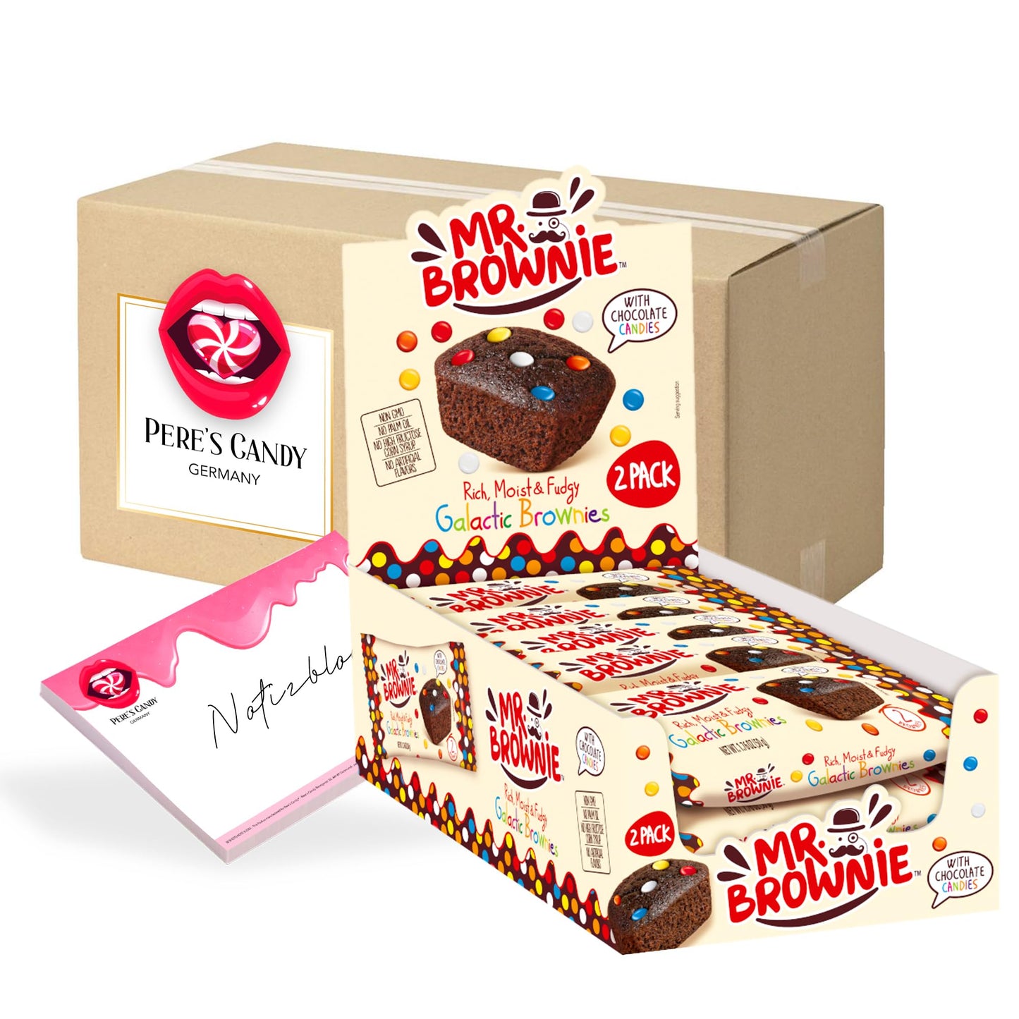 Mr.Brownie Glactic Brownies 12-50g