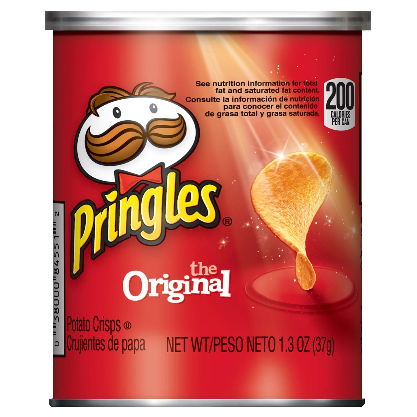 Pringles Original Potato Chips 1.3 Oz (Pack of 12)