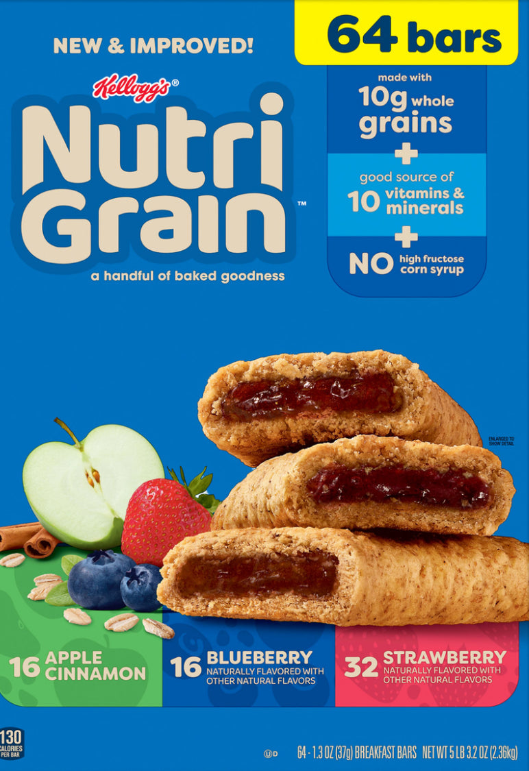 Nutrition-Grain Variety 64 Pack 1.3Oz