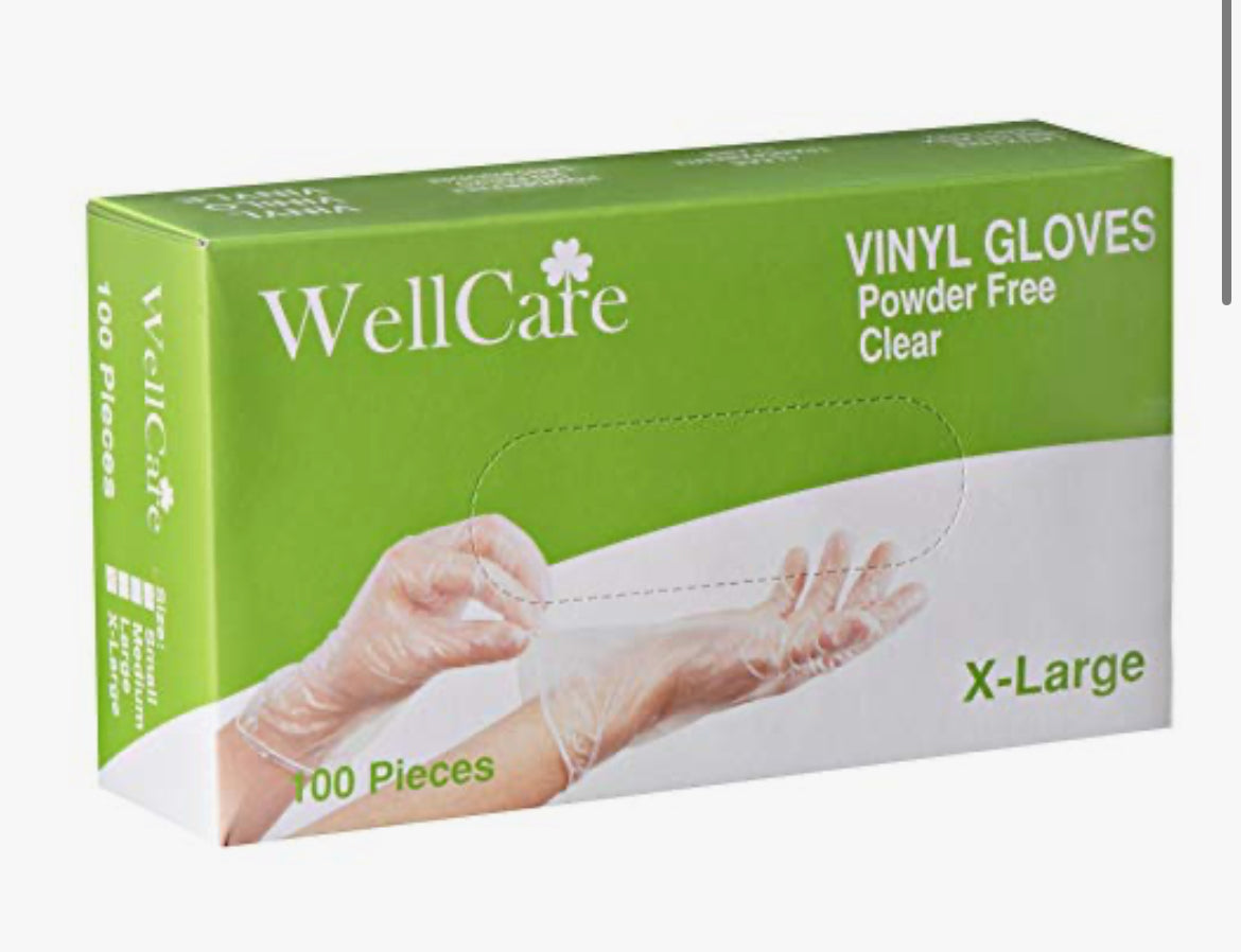 WellCare Gloves XL Clear