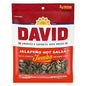 DAVID Seeds Keto Friendly Jalapeno Flavored Salted and Roasted Jumbo Sunflower Seeds 5.25 Oz