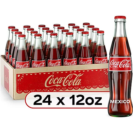 Coca Cola Glass Bottle 12Oz, (24 Count)