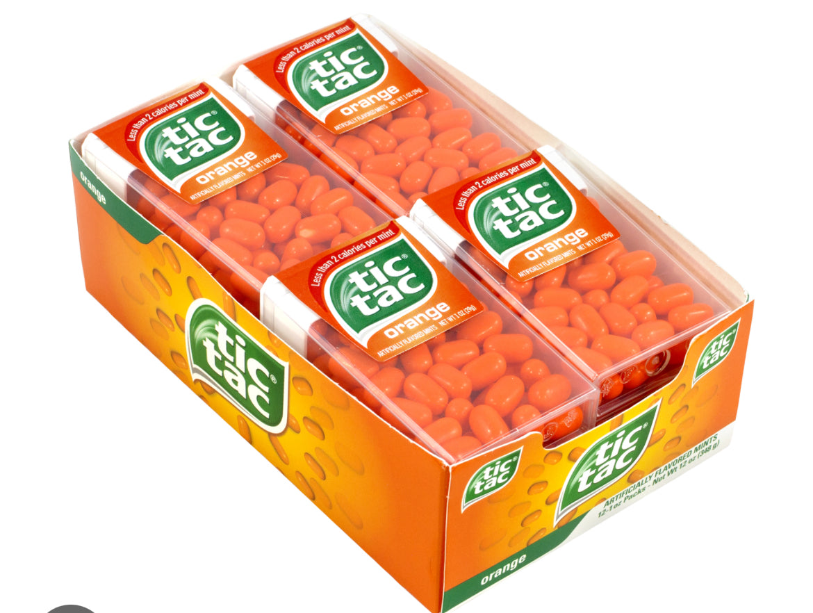 Tic Tac Orange 1.7Oz, (12 Count)