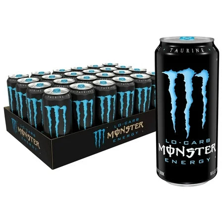 Monster Energy Lo-Carb Energy Drink 16 fl oz (24 cans)