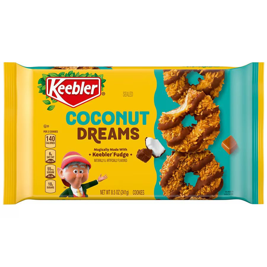 Keebler Coconut Dreams Cookies 8.5Oz