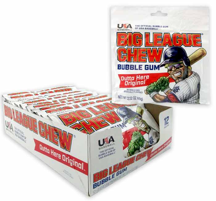 Big League Chew Gum 15pck