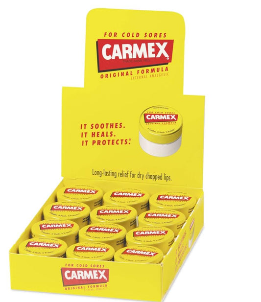 Carmex Original Jars 12-0.25Oz