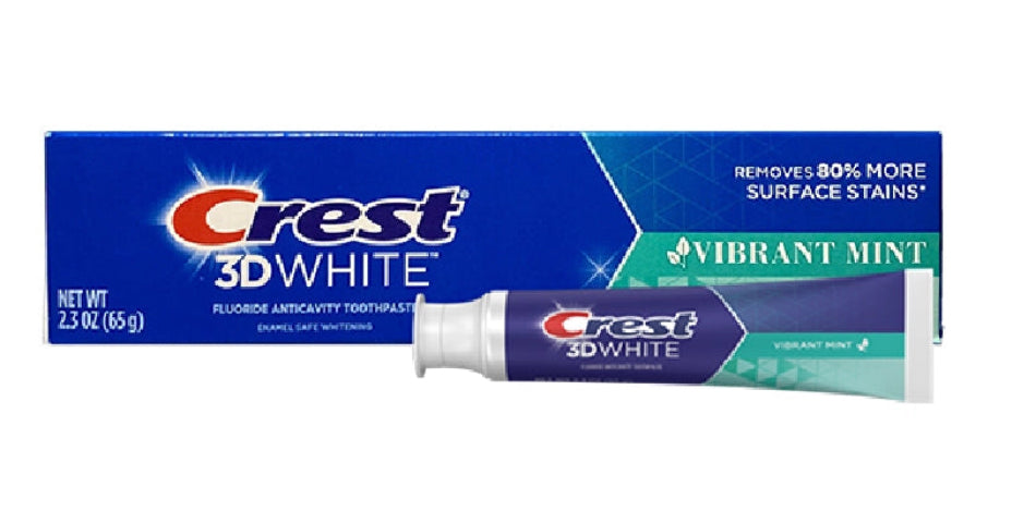 Crest 3D White Vibrant Mint 2.3Oz