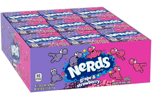Nerds Candy Grape & Strawberry 36-1.65Oz