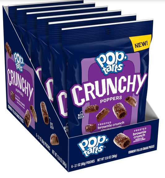 Pop Tarts Crunchy Poppers Brownie Crunch 6-2.1Oz