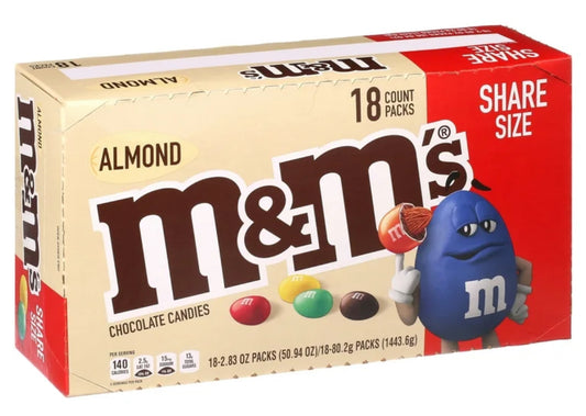 M&M Almond Share Size 18-2.83oz