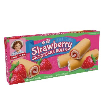 Little Debbie Strawberry Shortcake Rolls 2.2Oz, (6 Count)