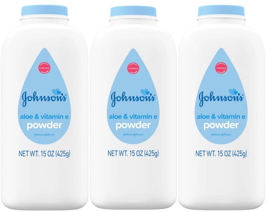 Johnson’s Baby Powder 3 pack 15Oz