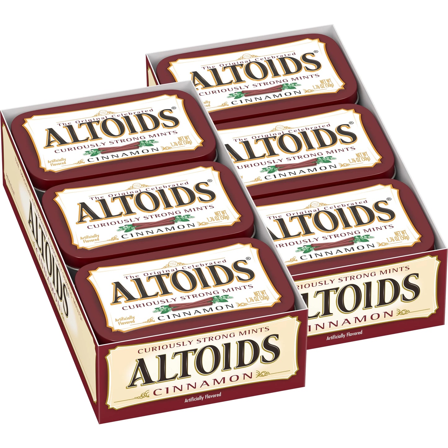 Altoids Strong Mints Cinnamon 1.76Oz, (12 Count)