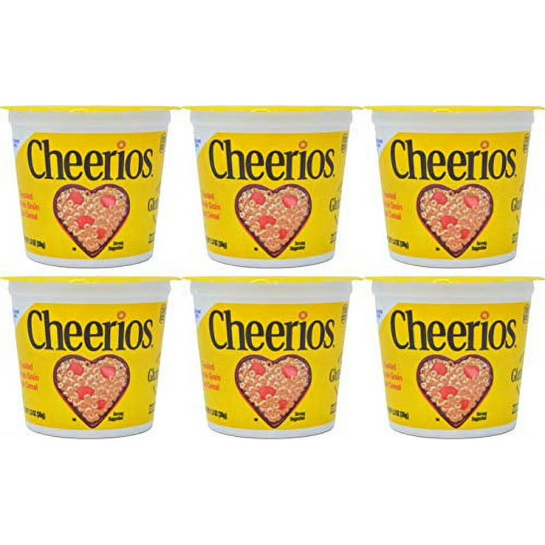 Cheerio Cereal Cups 6-1.3Oz