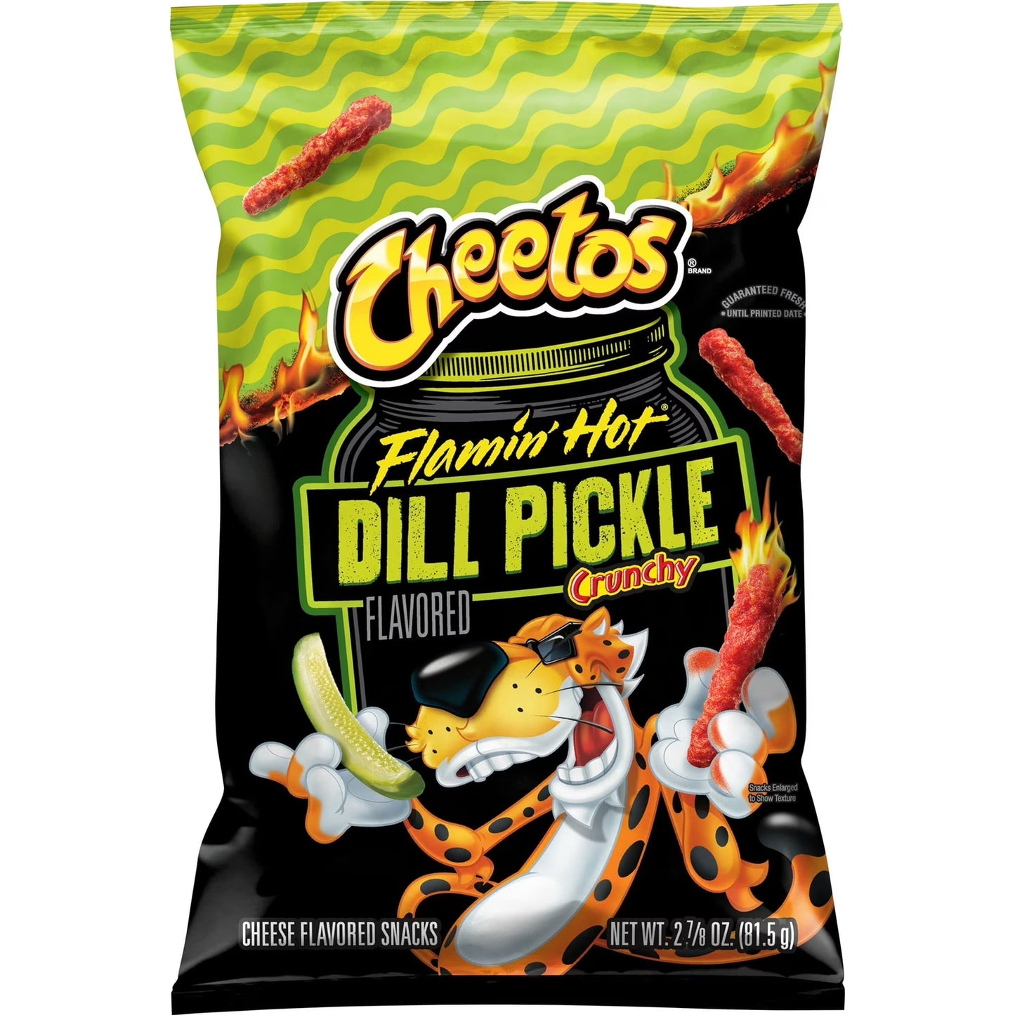 CHEETOS CRUNCHY FLAMIN HOT DILL PICKLE 32 COUNT
