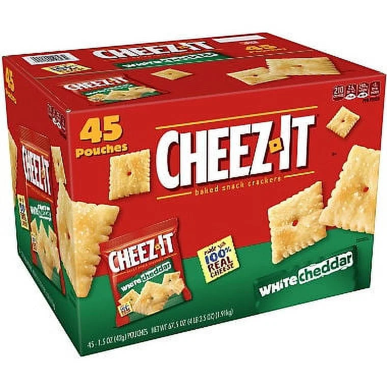 Cheez-It White Cheddar Cheese Cracker 45-1.5Oz