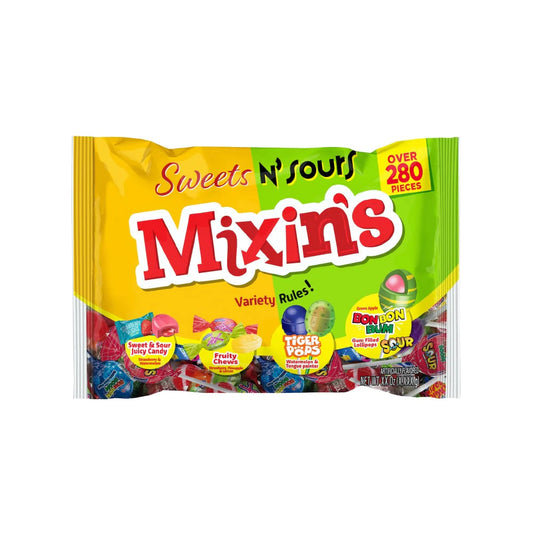 Mixins Halloween Sweets N' Sours Chewy and Hard Candy Bag - 60oz