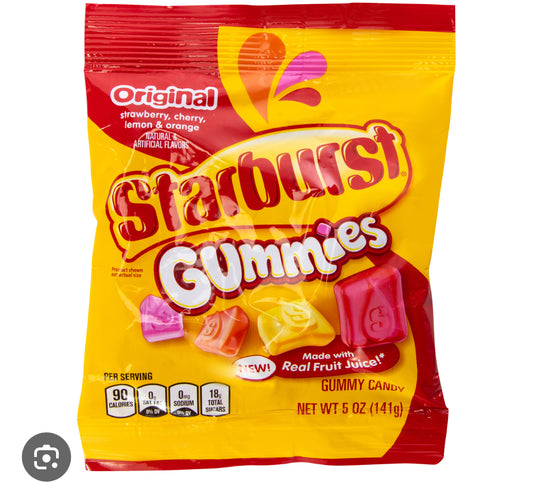 Starburst Gummies Original 5oz bag 24pck