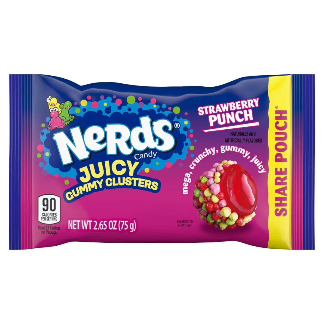 Nerds Gummy Cluster Strawberry Punch 12-2.65Oz