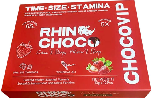 Rhino Choco Strawberry VIP 12-10g