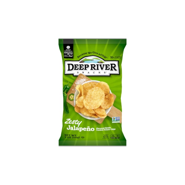 Kettle Potato Chip Zesty Jalapeno 2 Oz., PK24