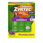 Zyrtec Children Chewable Grape 24 Tablet, (3 Count) Medicine