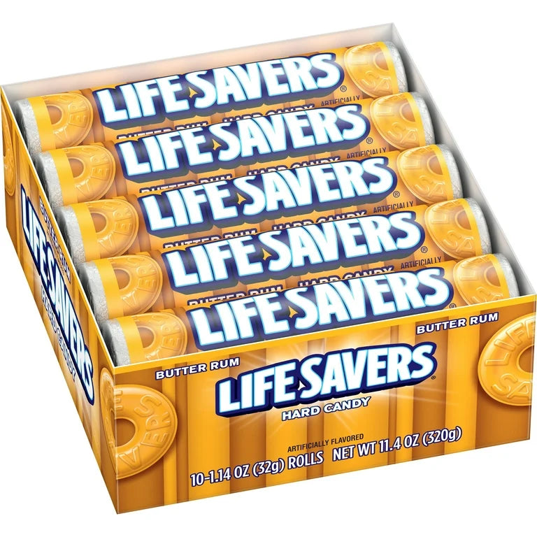 Lifesavers Butter Rum Hard Candy 20-1.14Oz
