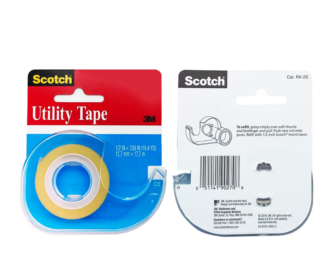 Scotch 3M Utility Tape 8 rolls