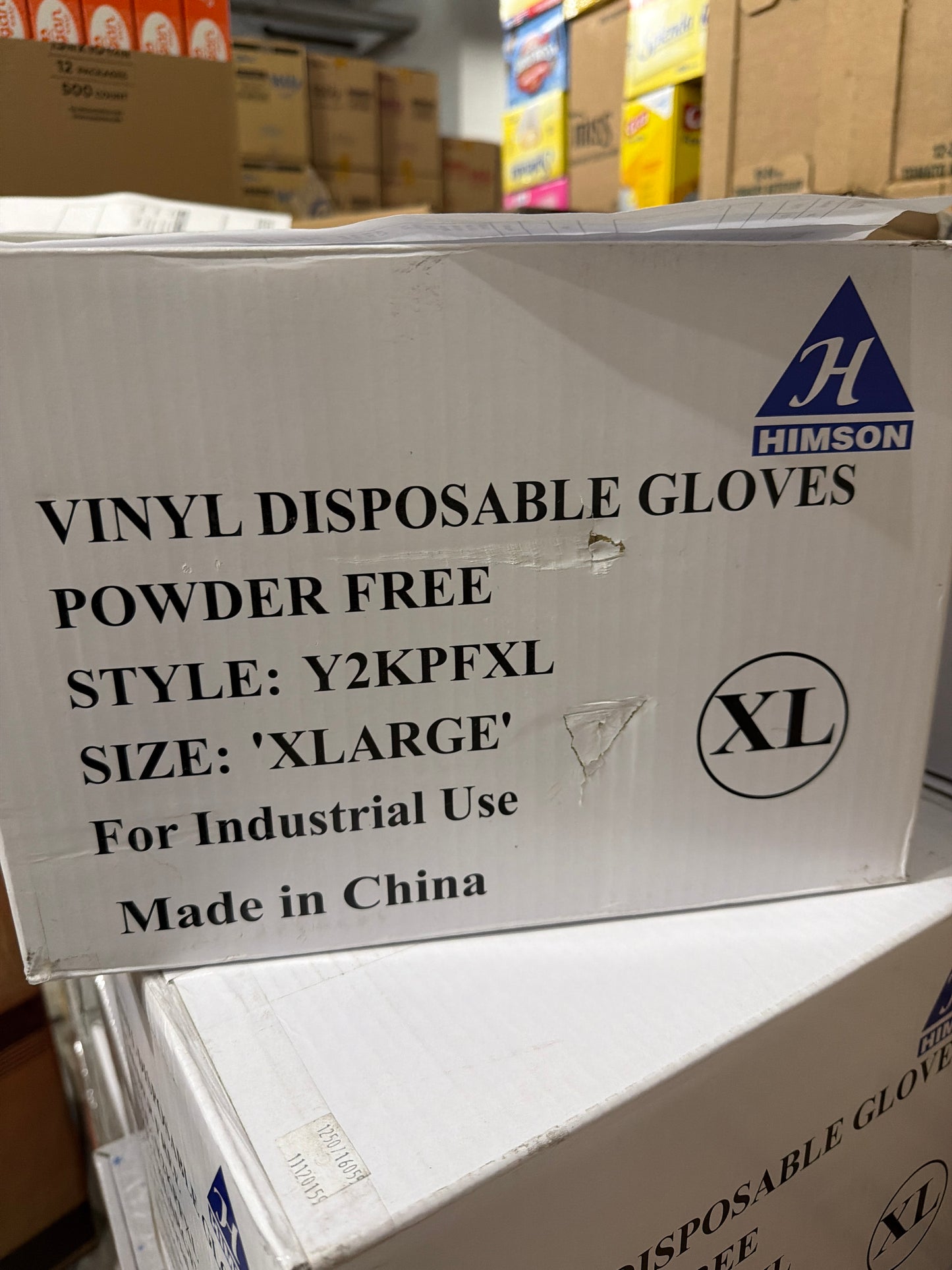 Himson Vinyl Gloves Powder Free X-Large