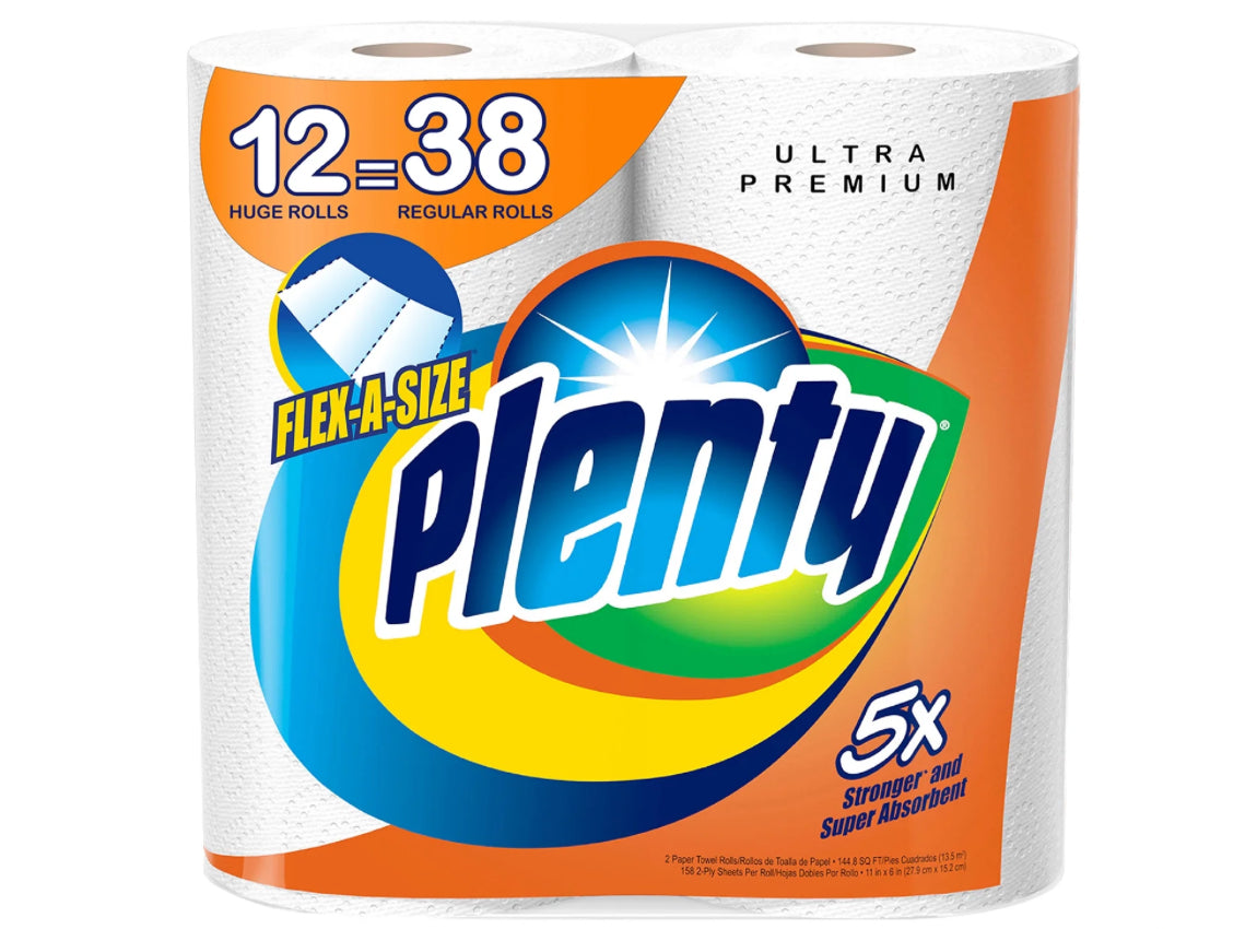 Plenty Towel Paper Ultra Premium 12ct
