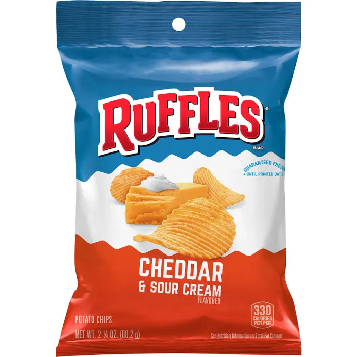 Ruffles Cheddar & Sour Cream 24ct