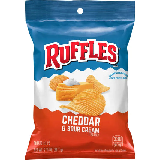 Ruffles Cheddar & Sour Cream 24ct
