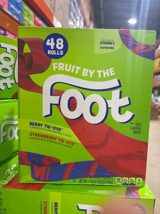 Fruit By The Foot, Berry Tie-Dye,48Rolls,36oz