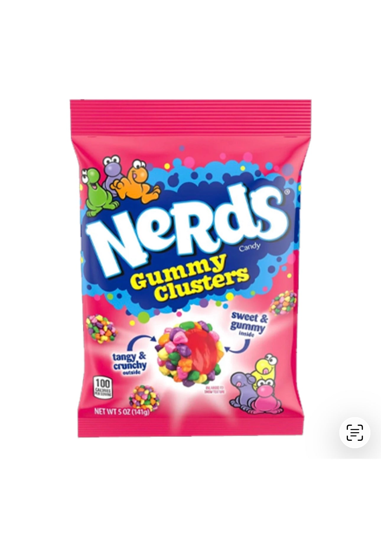 Nerds Gummy Clusters Candy – Pack of 12 × 5oz Bags Hangable