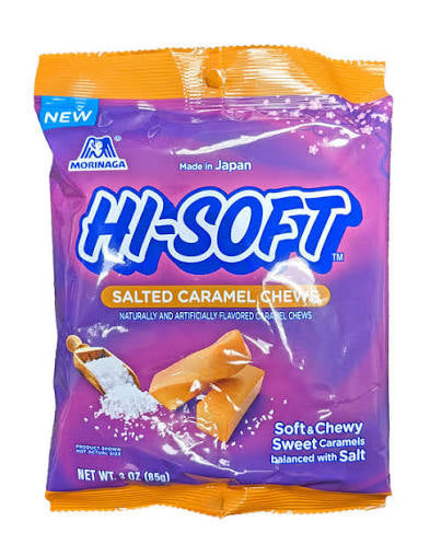 Hi-Soft Salted Caramel Bag 3Oz, (6 Count)