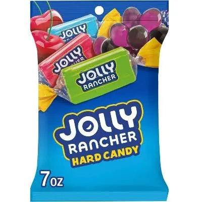 Jolly Rancher Hard Candy Hangable Bag 7Oz, (12Count)