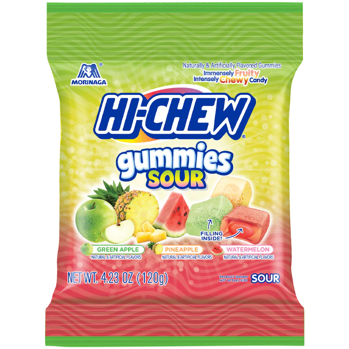 Hi-Chew Sour Mix Gummies 4.23Oz, (9 Count)