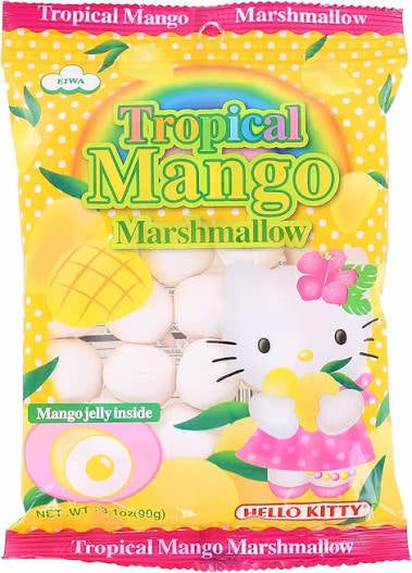 Hello Kitty Tropical Mango Marshmallow 3.1Oz, (6 Count)