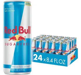RedBull Sugarfree 8.4Oz, (24 Count)