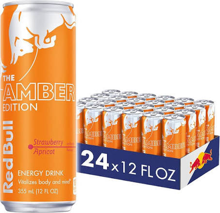 RedBull The Amber Edition Energy Drink 8.4Oz, (24 Count)
