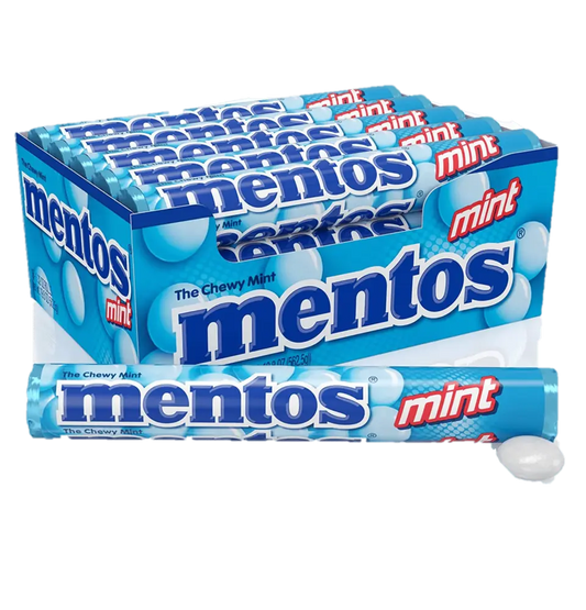 Mentos Chewy Mint Candy – Pack of 20 Rolls (USA)
