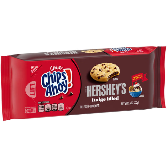 Chips Ahoy! Chewy Cookies with Hershey’s Fudge Filling – Family Size