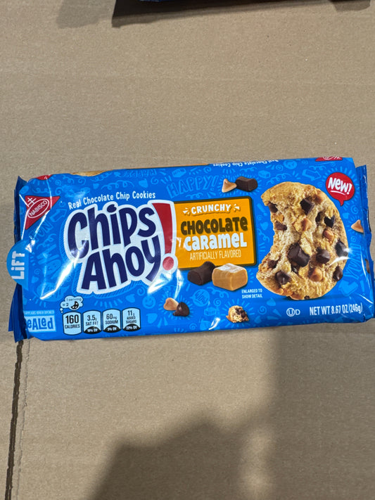 Chips Ahoy! Crunchy Chocolate Caramel Cookies – 8.67oz (246g) family size