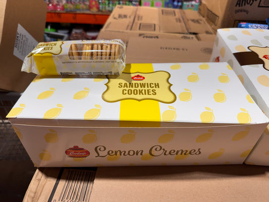Carley’s Lemon Cremes sandwich cookies
