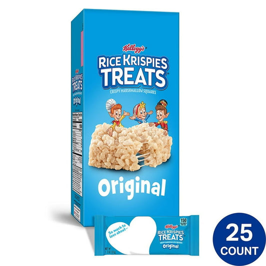 Kellogg S Rice Krispies Treats Large Oz 25 Ct