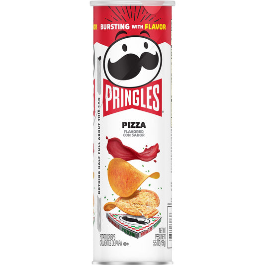 Pringles Pizza Potato Crisps Chips 5.5 Oz 14 Count