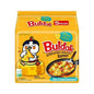 Samyang BULDAK Ramen Noodles Cheese Hot Chicken, 4.94 oz, 5 Count