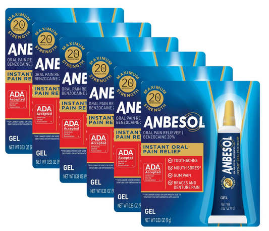Anbesol Oral Pain Reliever Max Strength Liquid 6-0.41Oz