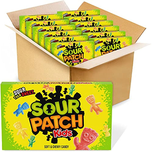SOUR PATCH KIDS Original Soft & Chewy Candy, Easter Candy, 12 - 3.5 oz Boxes (B0